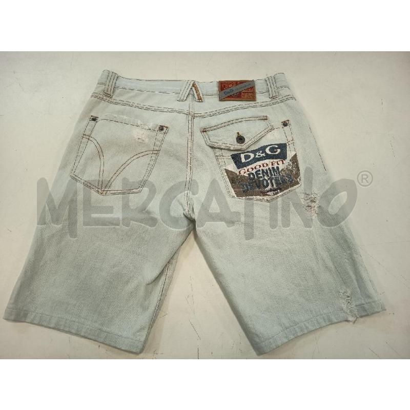 PANTALONCINO UOMO JEANS D&G CHIARO | Mercatino dell'Usato Roma rebibbia 2