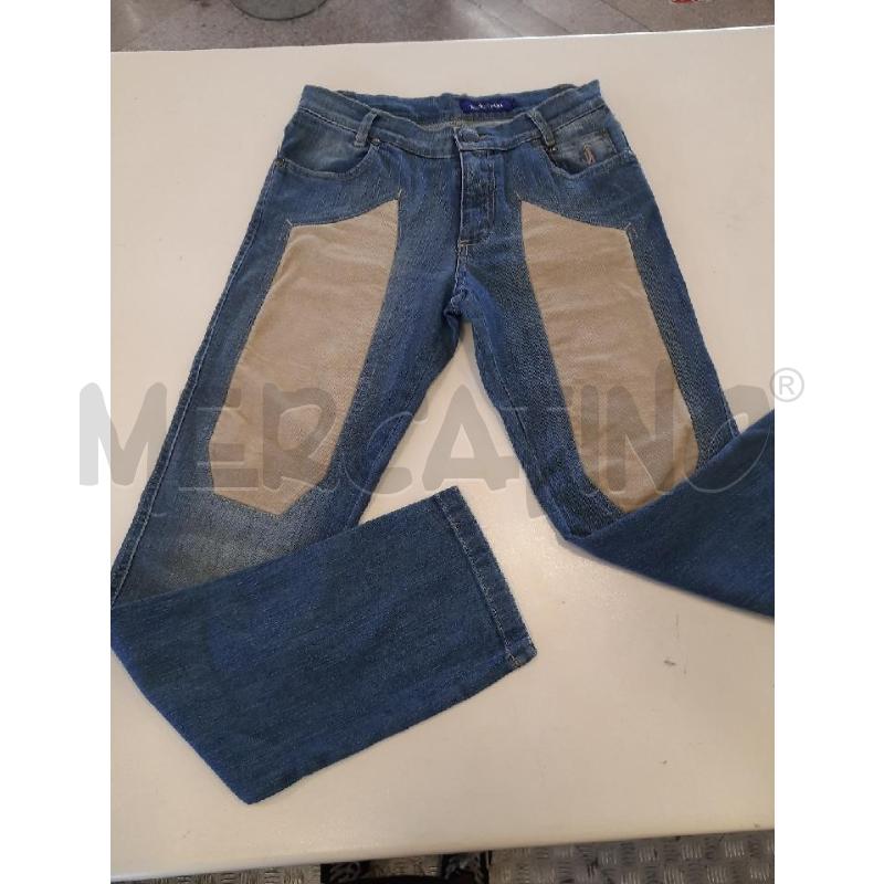 PANTALONE BAMBINO JECKERSON JEANS DISEGNO BEIGE   | Mercatino dell'Usato Roma rebibbia 1