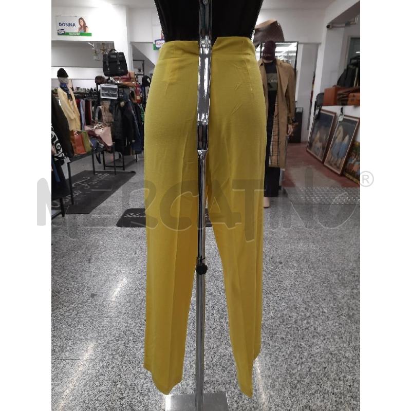 PANTALONE DONNA ALYSI CREME GIALLO ACCESO  | Mercatino dell'Usato Roma rebibbia 2
