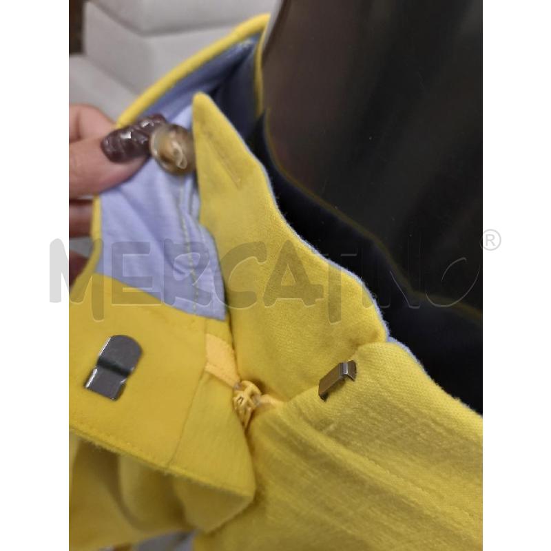 PANTALONE DONNA ALYSI CREME GIALLO ACCESO  | Mercatino dell'Usato Roma rebibbia 3