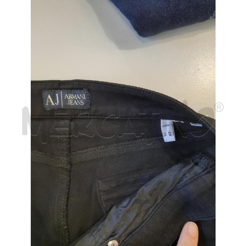 PANTALONE DONNA ARMANI JEANS NERI  | Mercatino dell'Usato Roma rebibbia 3