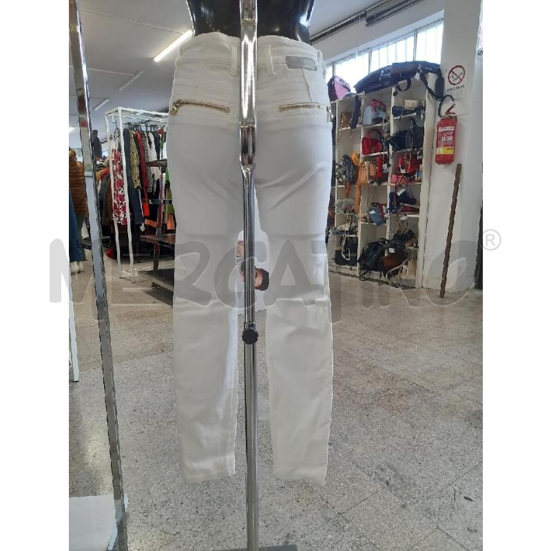 PANTALONE DONNA BIANCO JECKERSON TASCONI CEL | Mercatino dell'Usato Roma rebibbia 2