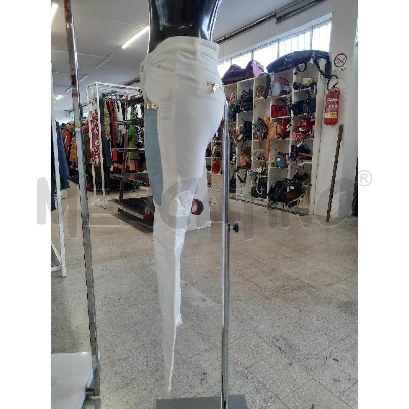 PANTALONE DONNA BIANCO JECKERSON TASCONI CEL | Mercatino dell'Usato Roma rebibbia 3