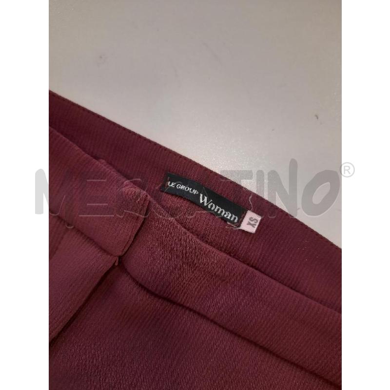 PANTALONE DONNA BORDEAUX BOTTONI DOR CAVIGLIA | Mercatino dell'Usato Roma rebibbia 2