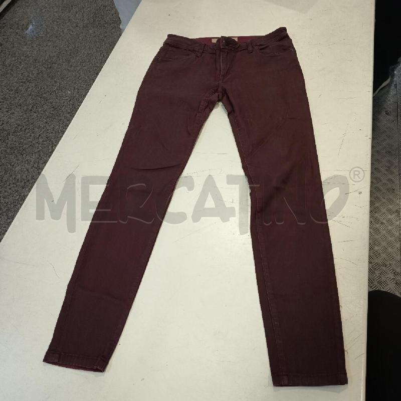 PANTALONE DONNA BURBERRY BRIT BORDEAUX | Mercatino dell'Usato Roma rebibbia 1