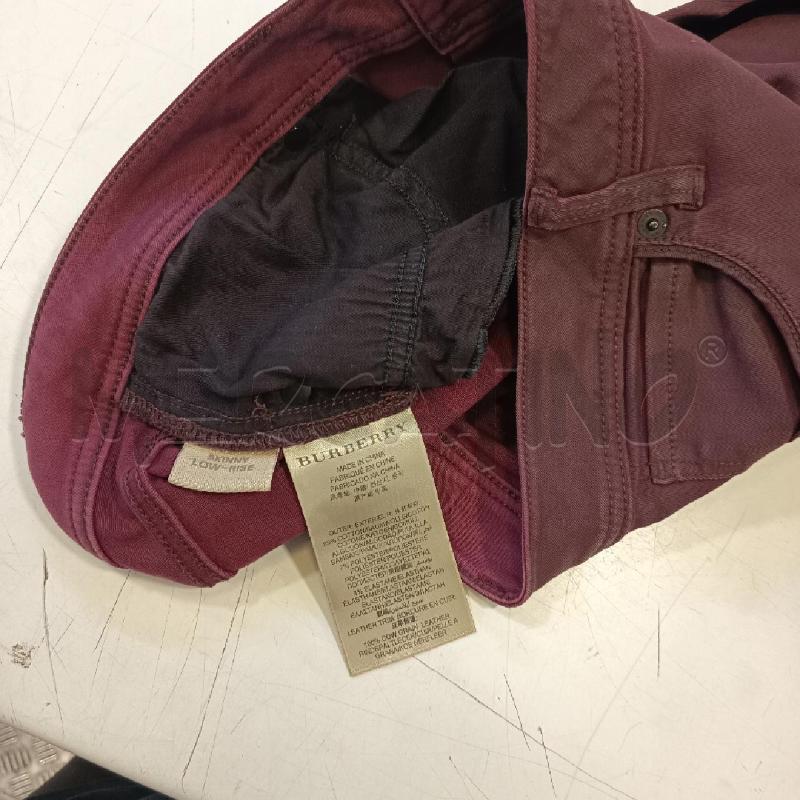PANTALONE DONNA BURBERRY BRIT BORDEAUX | Mercatino dell'Usato Roma rebibbia 3