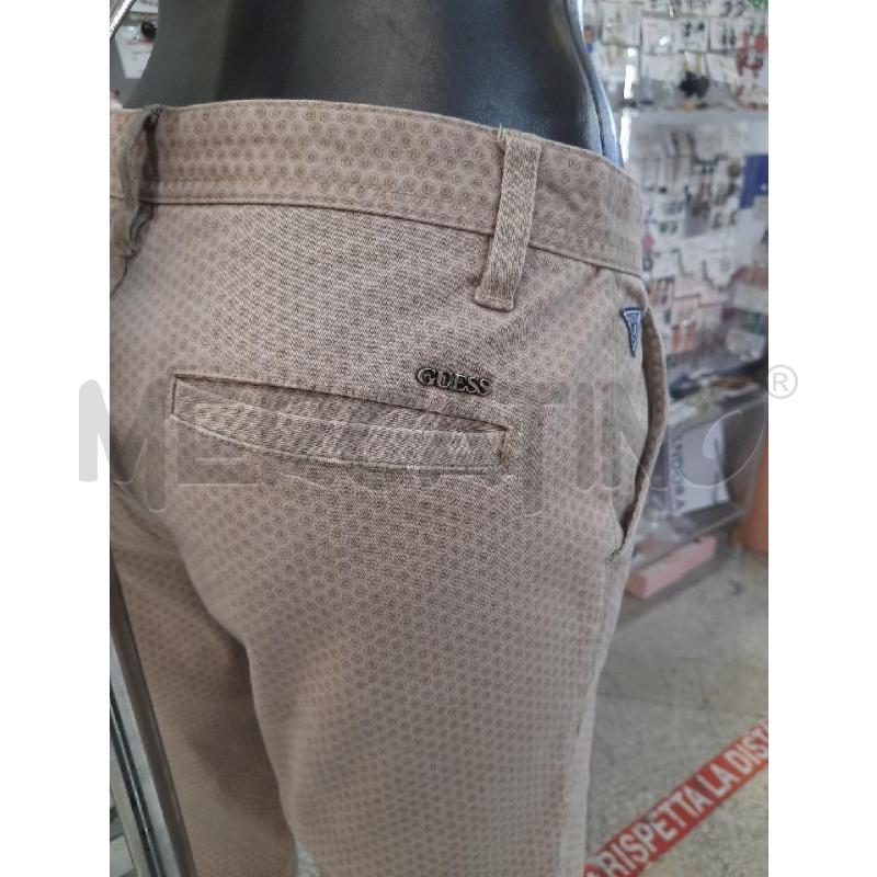 PANTALONE DONNA GUESS BEIGE CERCHIETTI GR | Mercatino dell'Usato Roma rebibbia 3
