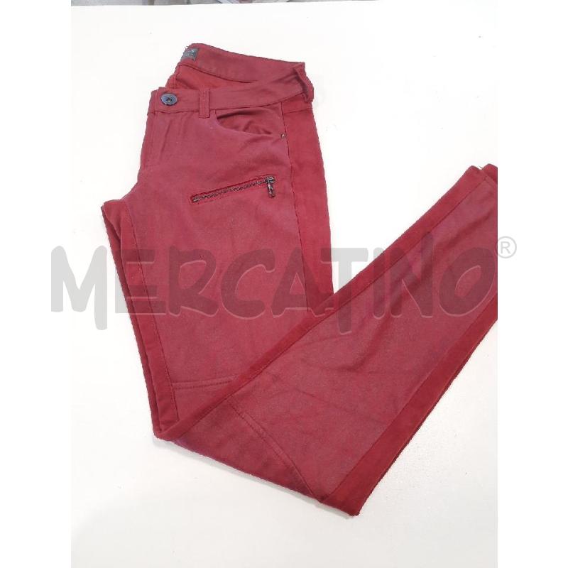 PANTALONE DONNA GUESS ROSSO TESSUTO  | Mercatino dell'Usato Roma rebibbia 1