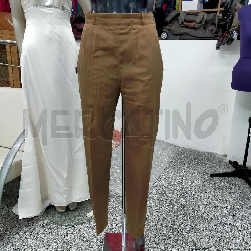 PANTALONE DONNA HERMES PARIS TG38 VINT MARRONI | Mercatino dell'Usato Roma rebibbia 1