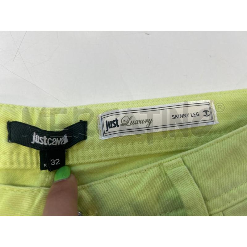 PANTALONE DONNA JUSTCAVALLI GIALLO LIMONE CARTELLINATI | Mercatino dell'Usato Roma rebibbia 2