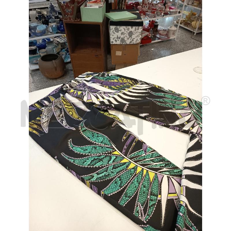 PANTALONE DONNA JUST CAVALLI NERI  VERDE GIALLO VIOLA BIANCO | Mercatino dell'Usato Roma rebibbia 2