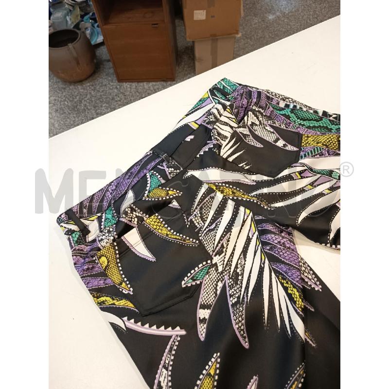 PANTALONE DONNA JUST CAVALLI NERI  VERDE GIALLO VIOLA BIANCO | Mercatino dell'Usato Roma rebibbia 4