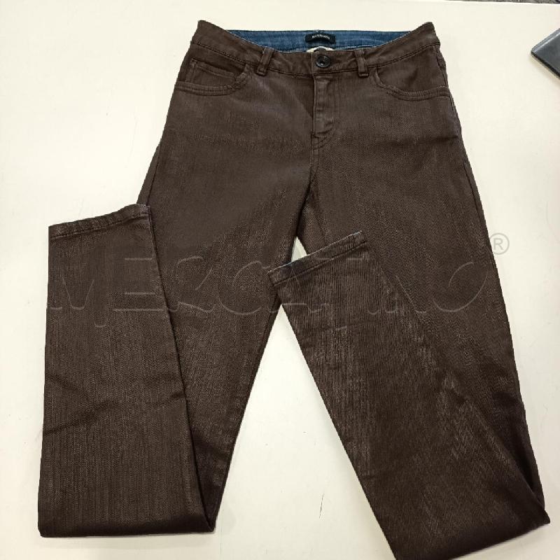 PANTALONE DONNA MAX&CO MARRONE RIFLESSI LUCIDI  | Mercatino dell'Usato Roma rebibbia 1