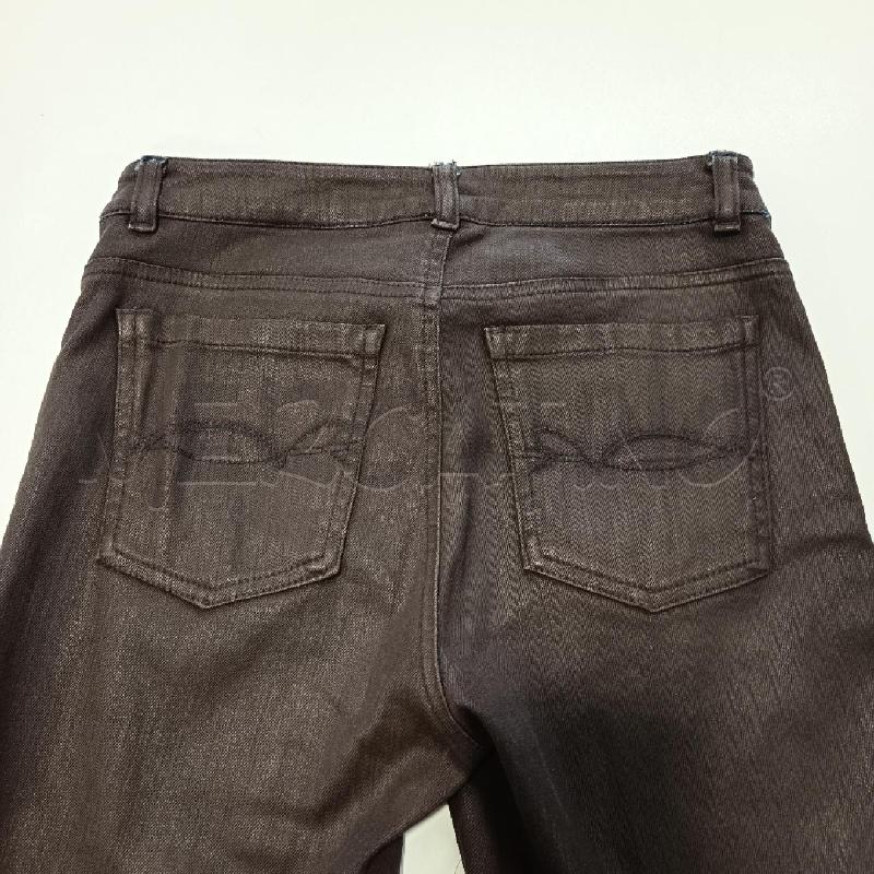 PANTALONE DONNA MAX&CO MARRONE RIFLESSI LUCIDI  | Mercatino dell'Usato Roma rebibbia 3