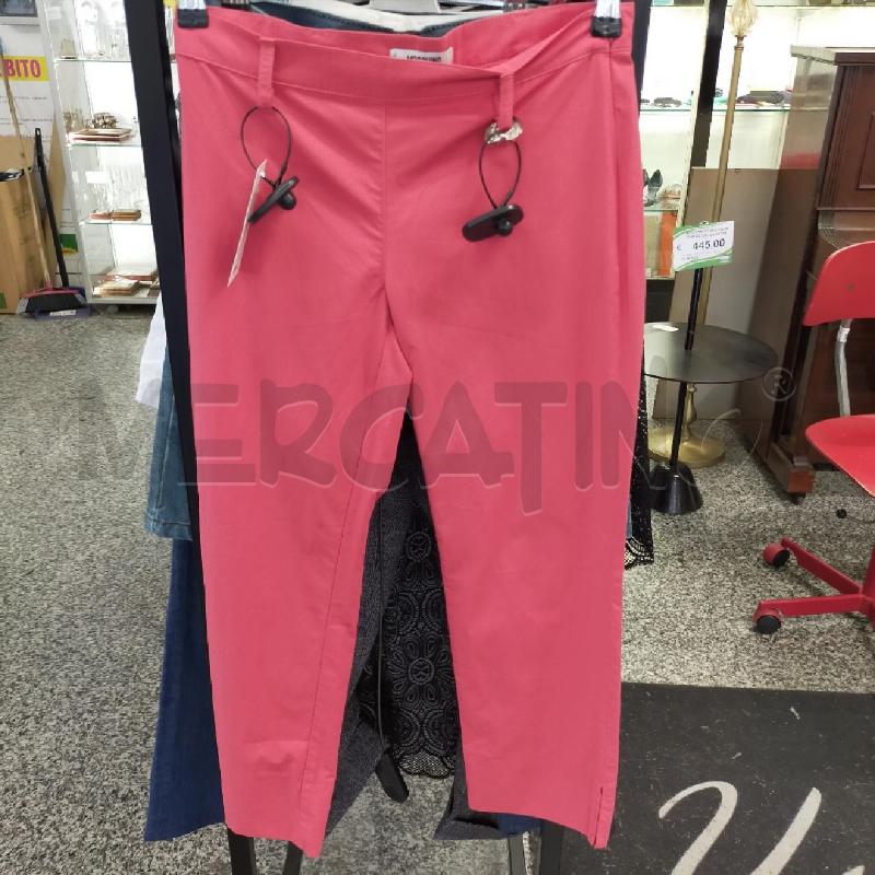 PANTALONE DONNA MOSCHINO ROSA SALMONE VINT TG38 | Mercatino dell'Usato Roma rebibbia 1