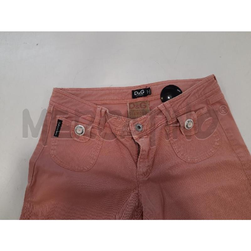 PANTALONE DONNA PINOCCHIETTI DOLCE E GABANA ROSA  | Mercatino dell'Usato Roma rebibbia 4