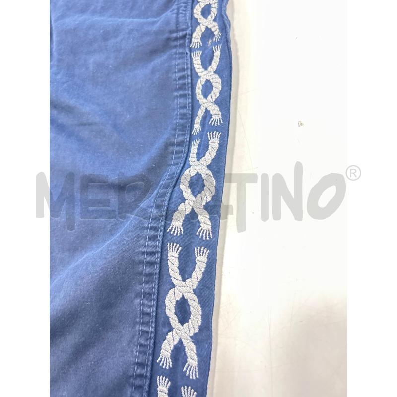 PANTALONE DONNA ROCCOBAROCCO BLU SPIRALE BIANCA | Mercatino dell'Usato Roma rebibbia 2