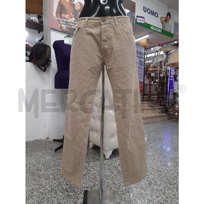PANTALONE UOMO GAS BEIGE RIGHE TGM  | Mercatino dell'Usato Roma rebibbia 1