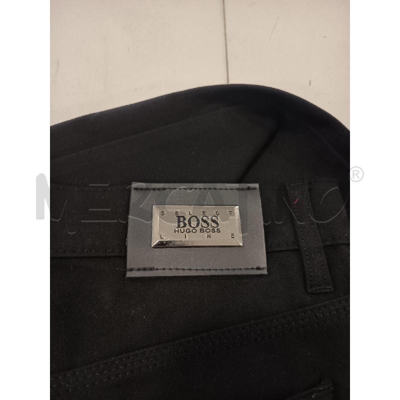 PANTALONE UOMO HUGO BOSS NERO PLACCA LOGO D | Mercatino dell'Usato Roma rebibbia 3