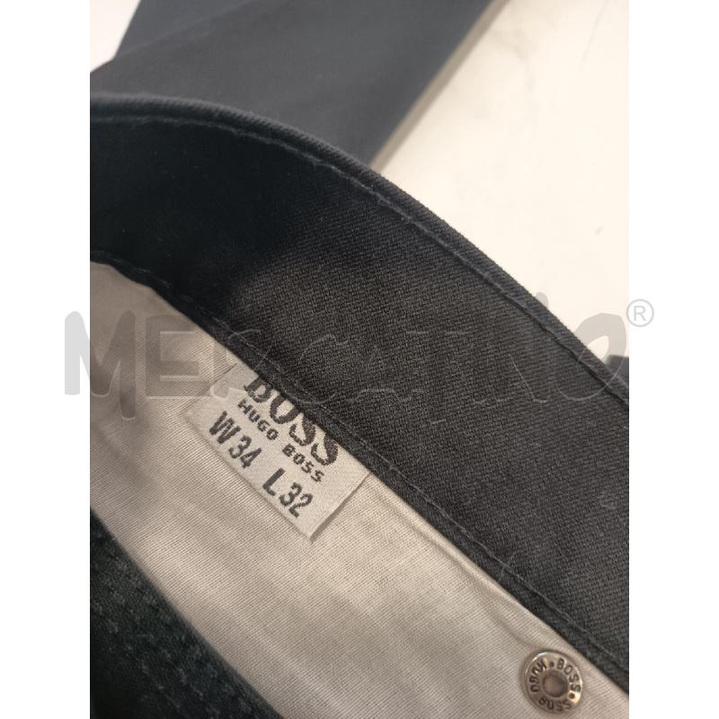 PANTALONE UOMO HUGO BOSS NERO PLACCA LOGO D | Mercatino dell'Usato Roma rebibbia 4