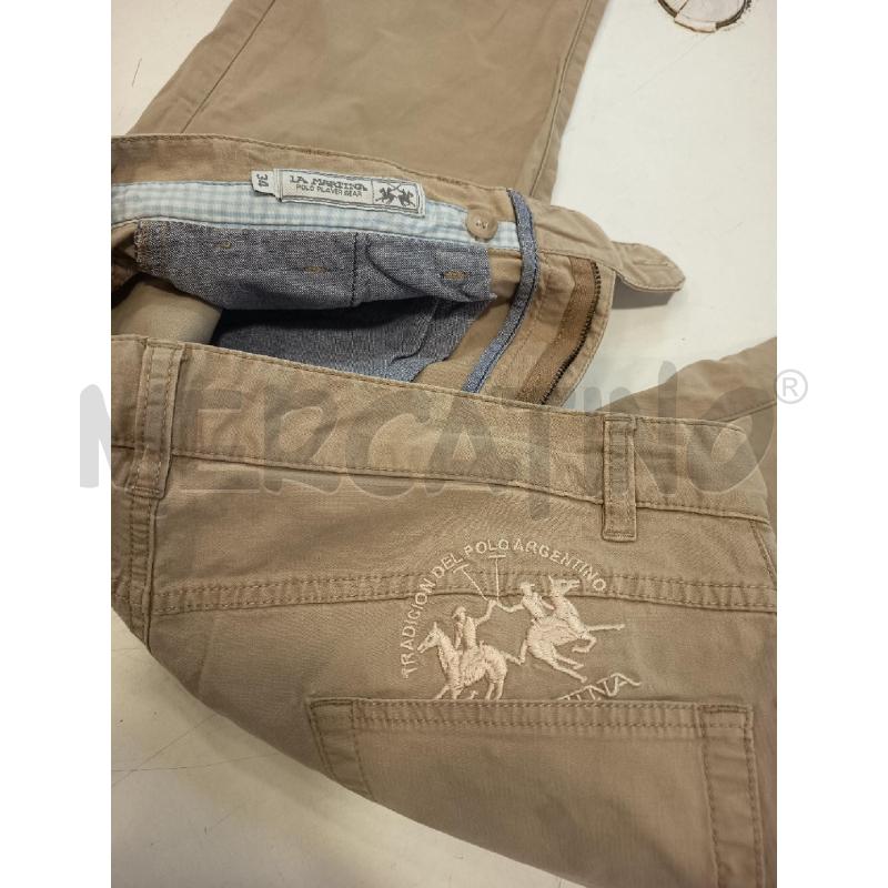 PANTALONE UOMO LA MARTINA BEIGE | Mercatino dell'Usato Roma rebibbia 3