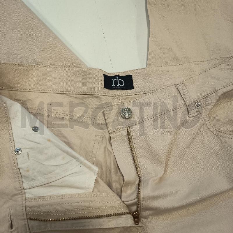 PANTALONE UOMO ROCCO BAROCCO BEIGE | Mercatino dell'Usato Roma rebibbia 2
