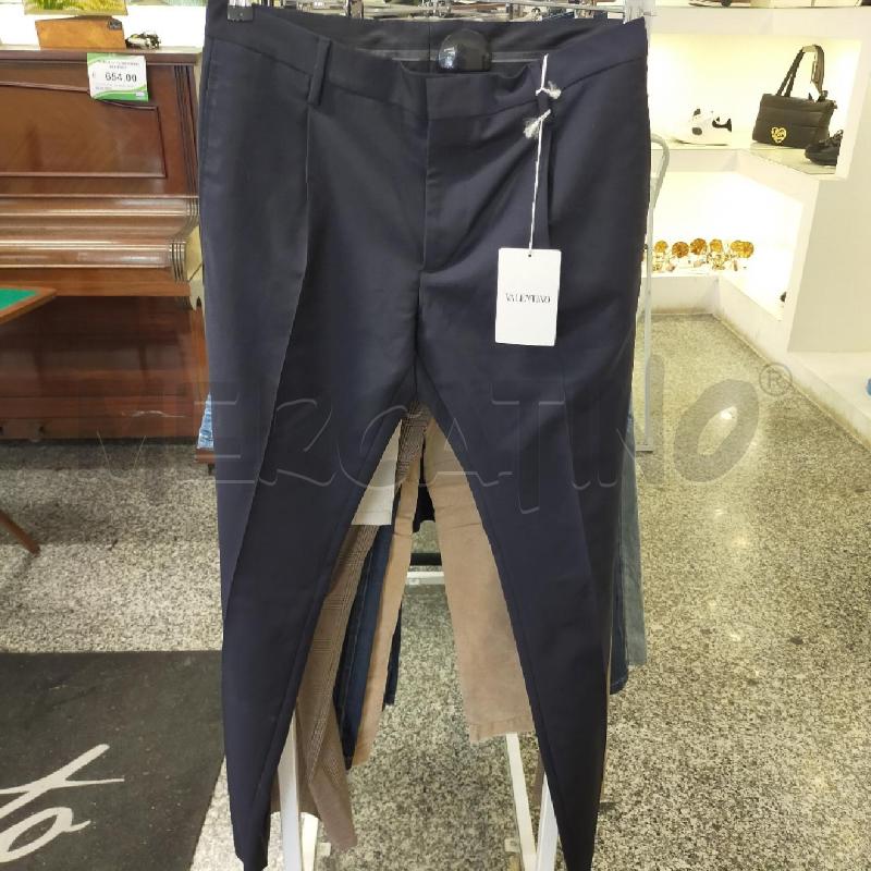 PANTALONE UOMO VALENTINO BLU NOTTE TG44 CARTELLINATO | Mercatino dell'Usato Roma rebibbia 1
