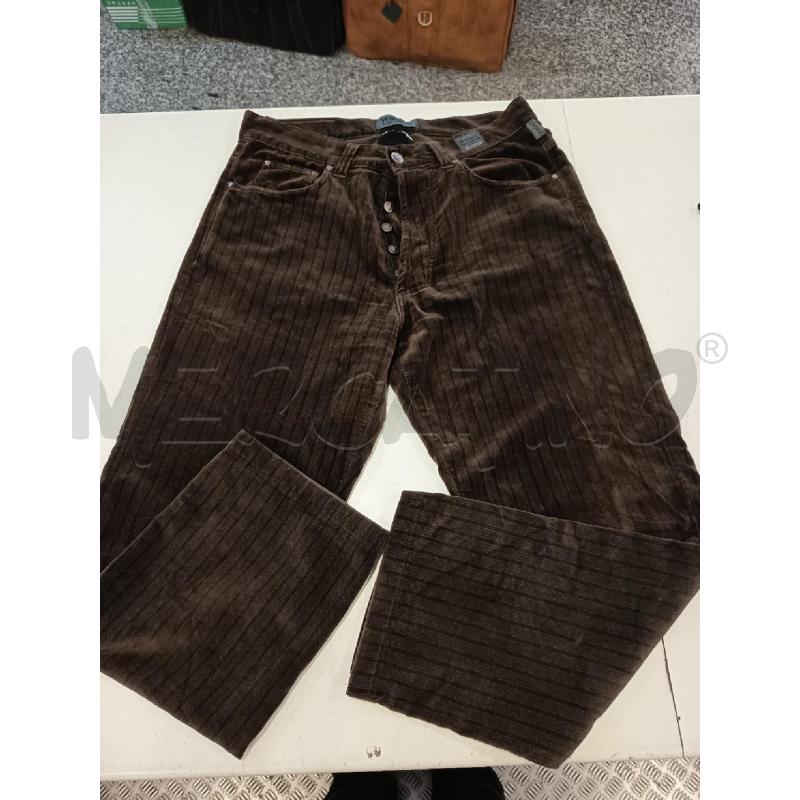 PANTALONE UOMO VERSACE COUTURE DA RIV VELLUTO MARRONE | Mercatino dell'Usato Roma rebibbia 1