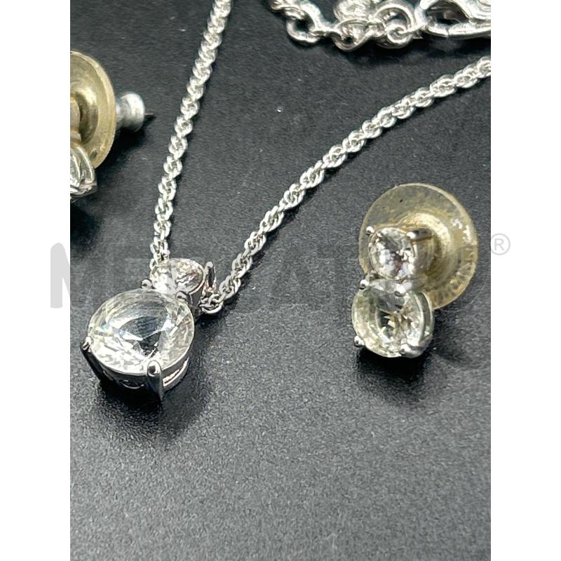 PARURE SWAROVSKI DOPPIO STRASS | Mercatino dell'Usato Roma rebibbia 2