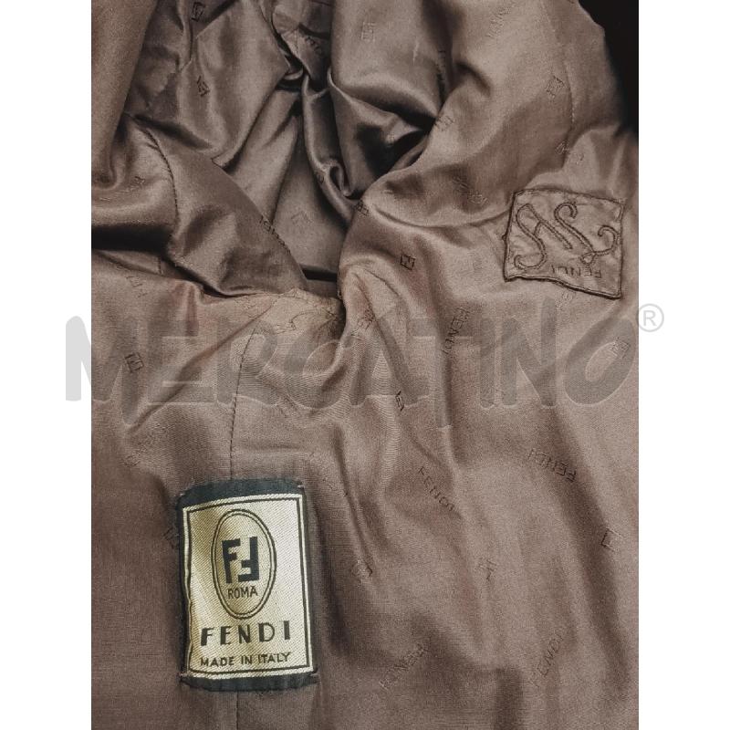 PELLICCIA DONNA FENDI SCURA DA RIV INTERNO FODERA LOGATA | Mercatino dell'Usato Roma rebibbia 5