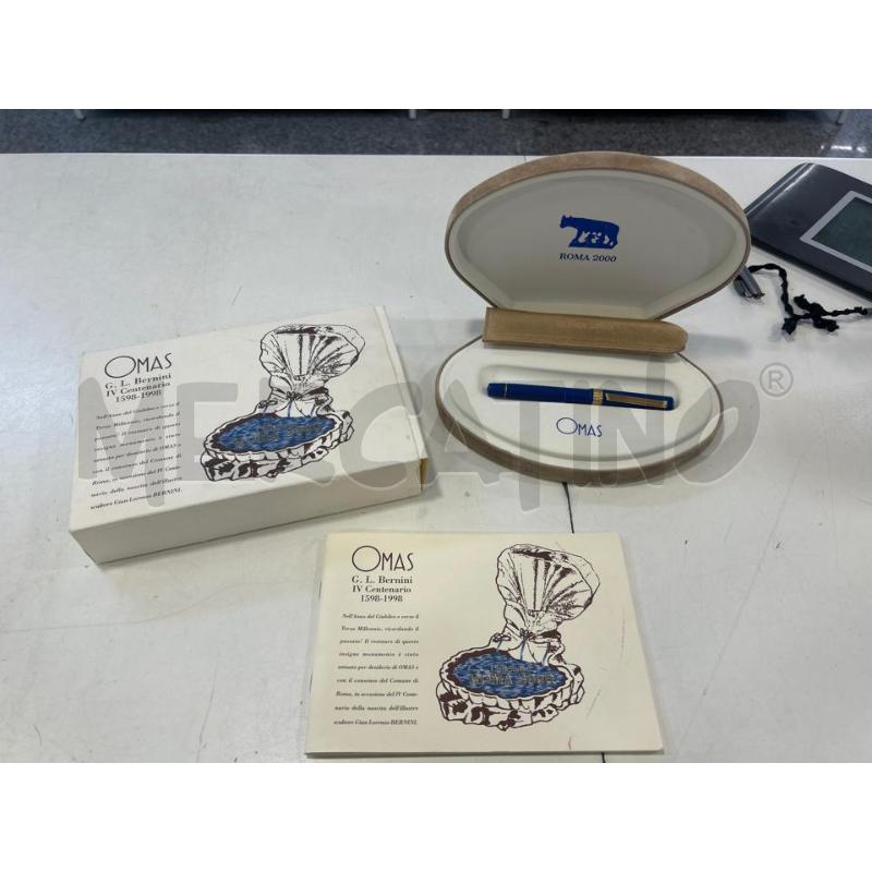 PENNA OMAS BLU GIUBILEO ROMA 2000 | Mercatino dell'Usato Roma rebibbia 1
