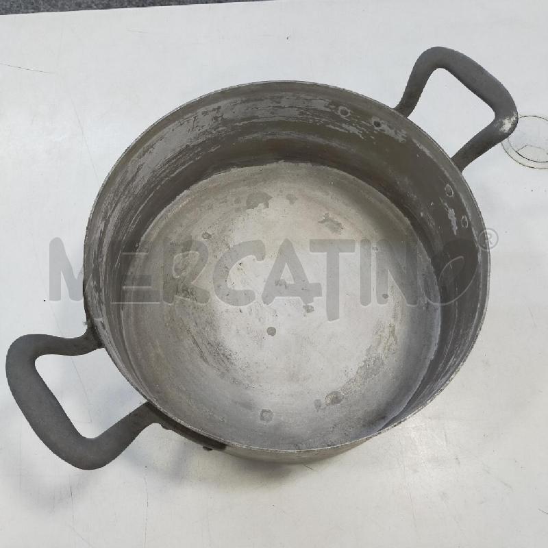 PENTOLA ALLUMINIO BASSA 2M CROMO | Mercatino dell'Usato Roma rebibbia 1