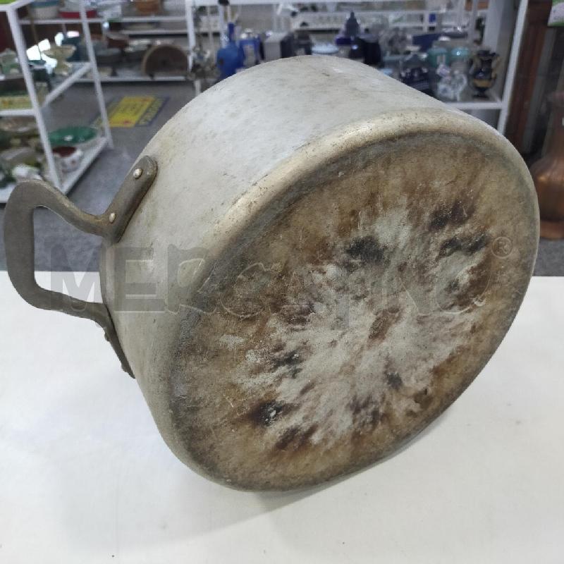 PENTOLA ALLUMINIO BASSA 2M CROMO | Mercatino dell'Usato Roma rebibbia 2