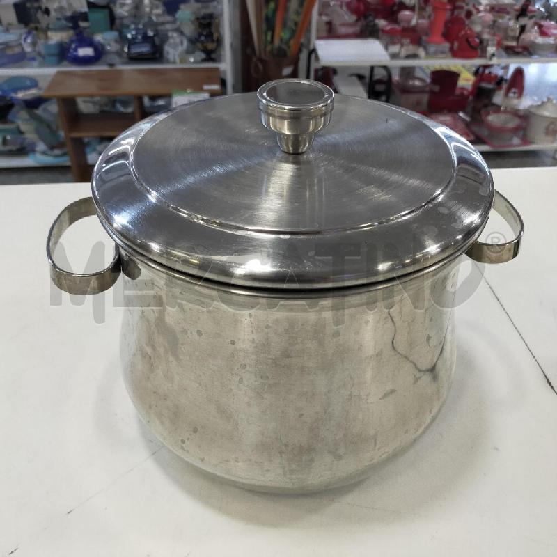 PENTOLA CROMO 23CM | Mercatino dell'Usato Roma rebibbia 1