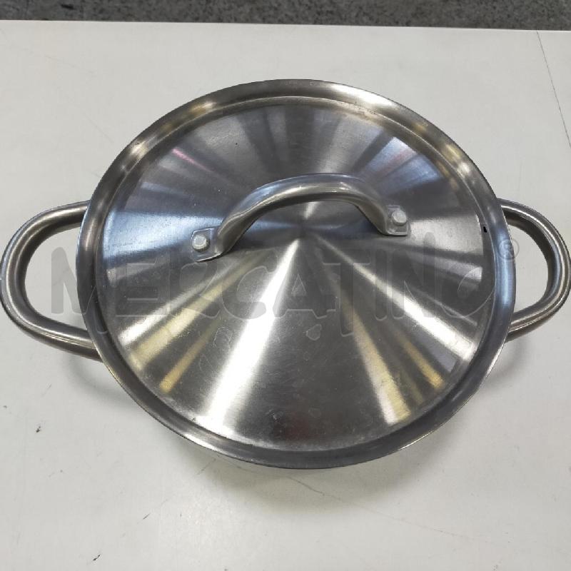 PENTOLA CROMO COPERCHIO 22CM | Mercatino dell'Usato Roma rebibbia 1