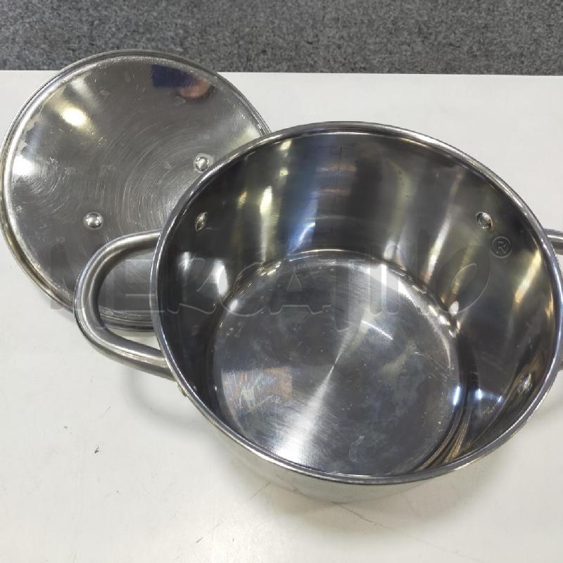 PENTOLA CROMO COPERCHIO 22CM | Mercatino dell'Usato Roma rebibbia 2