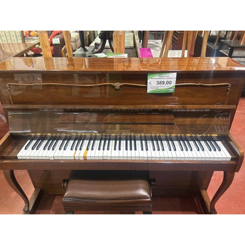 PIANOFORTE WILHSTEINBERG +SGABELLO | Mercatino dell'Usato Roma rebibbia 2