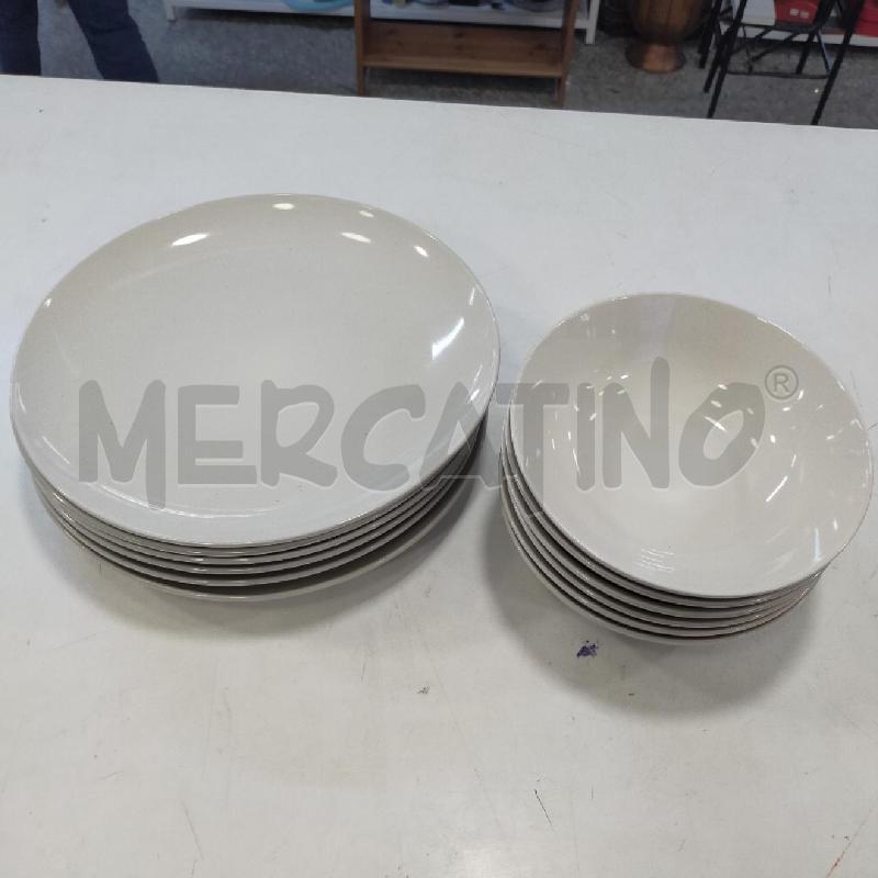 PIATTI CERAM BIANCA BOFROST 12PZ | Mercatino dell'Usato Roma rebibbia 1