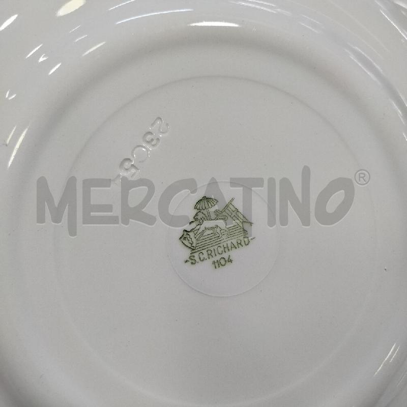 PIATTI PZ. 10 BIANCHI S C RICHARD | Mercatino dell'Usato Roma rebibbia 3