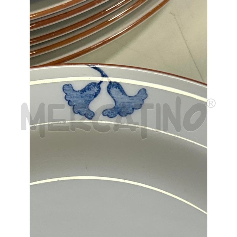 PIATTI PZ. 24 DIAMANT VIVA FIORE BLU B MARR | Mercatino dell'Usato Roma rebibbia 2
