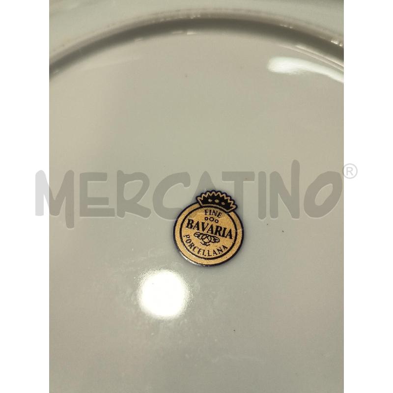PIATTI PZ. 6 FONDI + 6 PIANI BAVARIA BIANCHI  | Mercatino dell'Usato Roma rebibbia 2