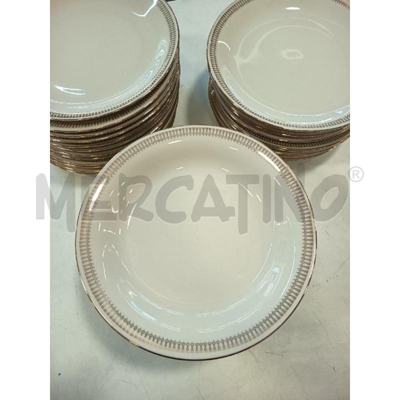 PIATTI TOGNANA PZ.12 FONDI+24 PIANI CREMA DEC DOR  | Mercatino dell'Usato Roma rebibbia 2