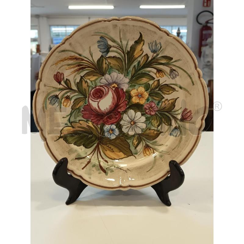 PIATTO BACCIOLINI FIORI COLORATI | Mercatino dell'Usato Roma rebibbia 1