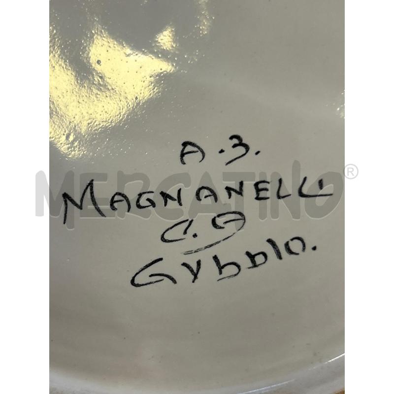PIATTO DA MURO MAGNANELLI GUBBIO DIS MARRONI | Mercatino dell'Usato Roma rebibbia 2