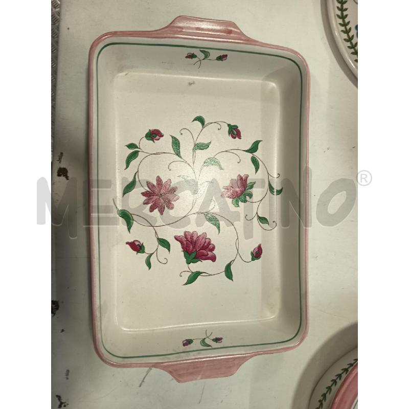 PIROFILA VIETRI RETT FIORI ROSA B ROSA | Mercatino dell'Usato Roma rebibbia 1