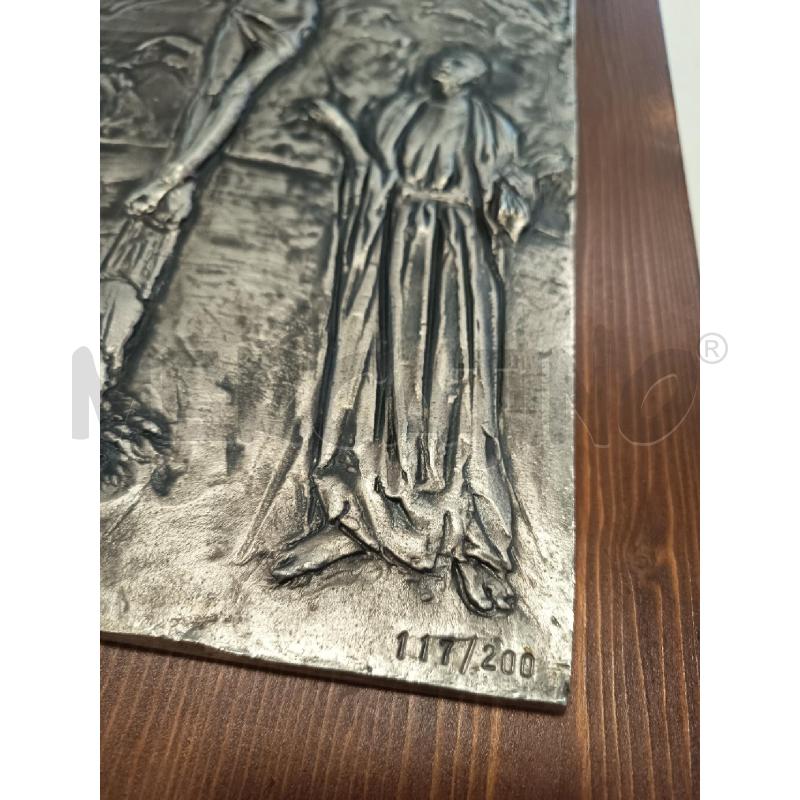 PLACCA CROMO CROCEFISSIONE MULTIPLA 117/200 UTET | Mercatino dell'Usato Roma rebibbia 2