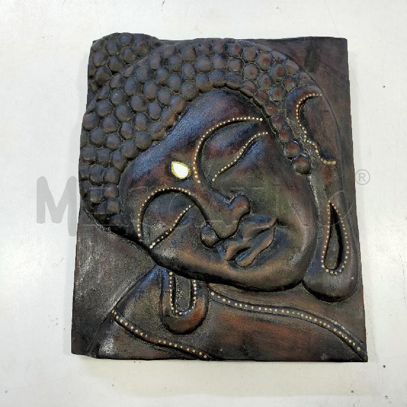 PLACCA LEGNO BUDDHA | Mercatino dell'Usato Roma rebibbia 1