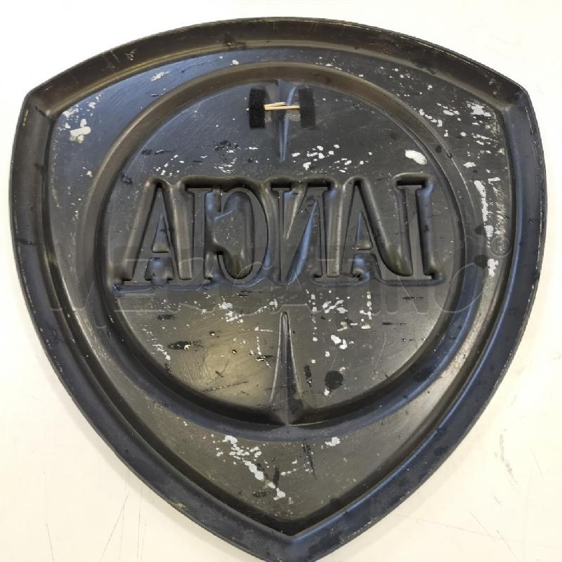 PLACCA PLASTICA FIAT LANCIA CROMO BLU | Mercatino dell'Usato Roma rebibbia 2