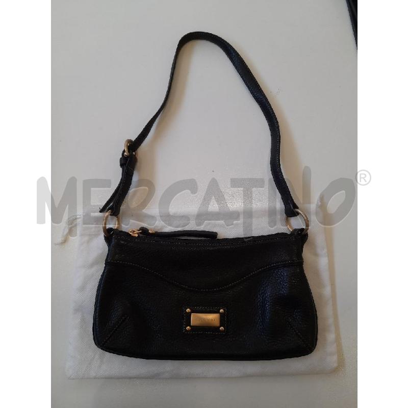 POCHETTE COCCINELLE NERA PELLE DET DOR  | Mercatino dell'Usato Roma rebibbia 1
