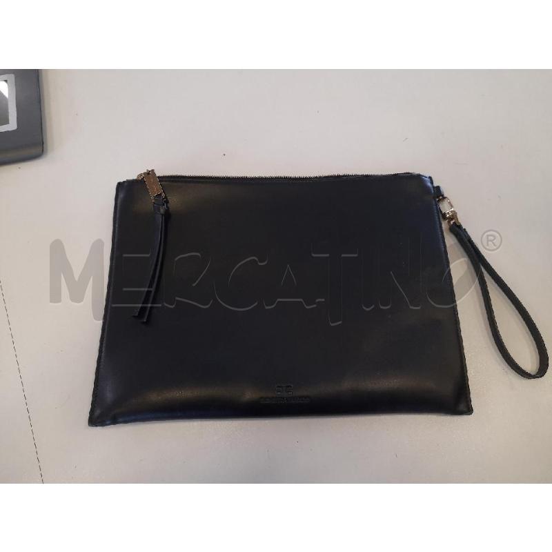 POCHETTE ELISABETTA FRANCHI NERA BORCHIE DOR  | Mercatino dell'Usato Roma rebibbia 2